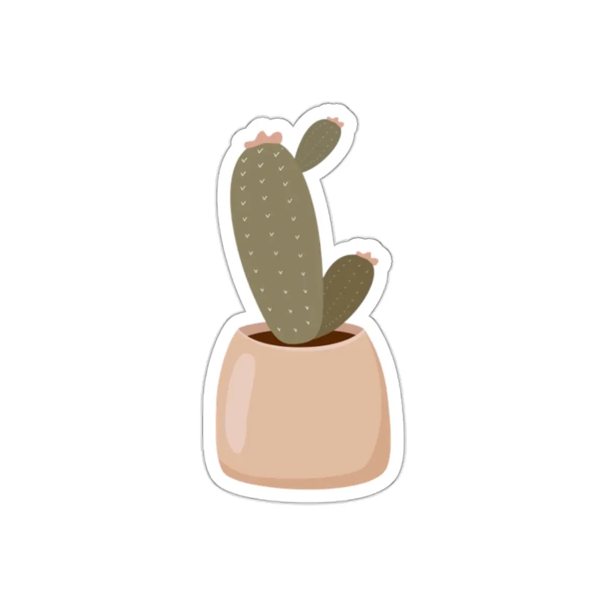 Cactus Plant Kiss-Cut Stickers