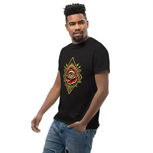 Diamond Country Rose Tee Shirt for Men - Stylish Menswear Top with Unique Rose Design