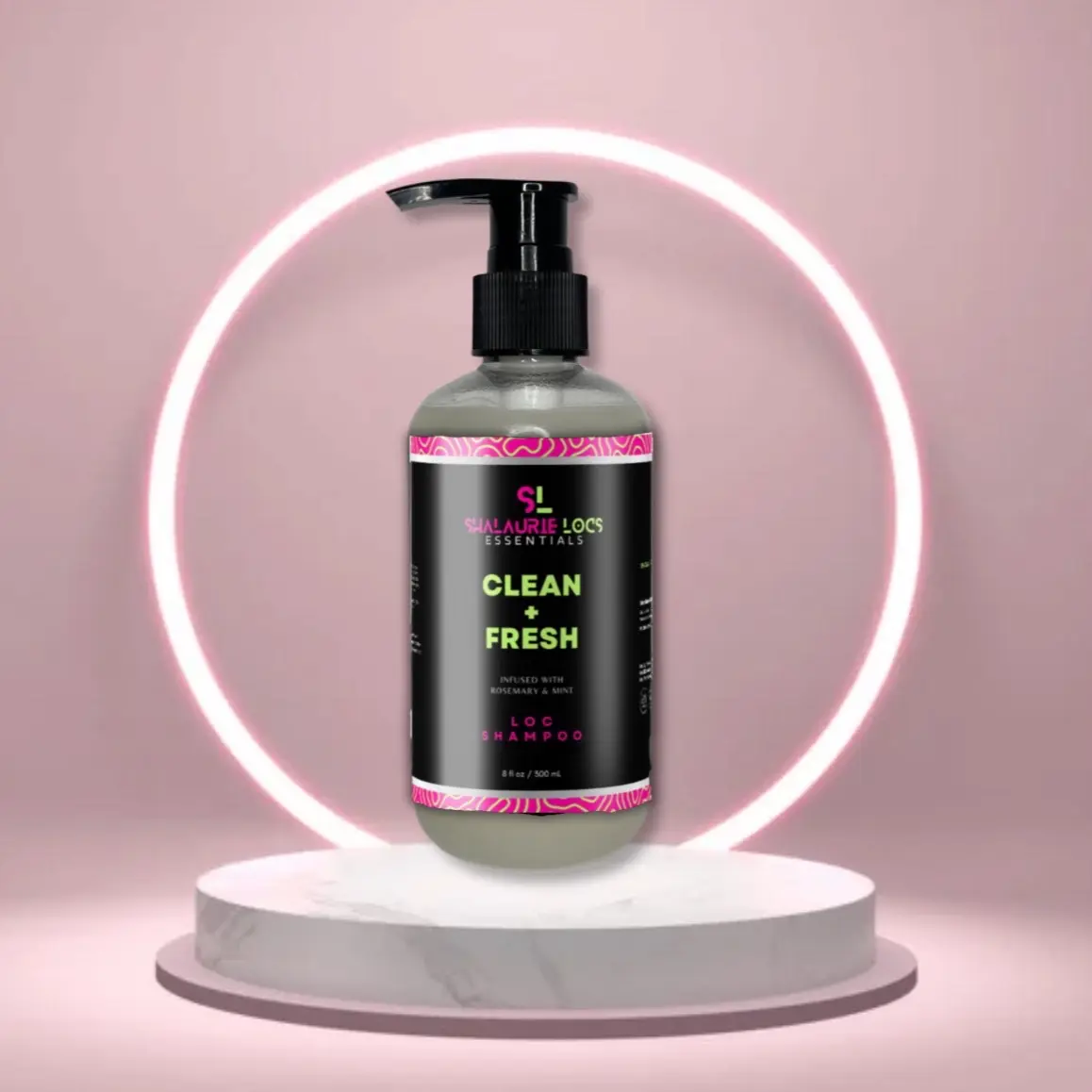 Clean + Fresh Loc Rosemary And Mint Shampoo Haircare Cleanser Cleansing Comfort Conditioner