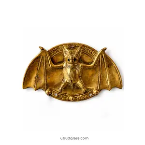 Brass Bat Wall Hook – Gothic Key Holder, Antique Brass Dark Academia Wall Decor