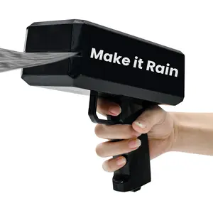Money Gun Automatic Cash Toy Gun Make It Rain Money Shooter Gun for Parties,Club Events Christmas, Halloween, Birthday Parties, Weddings Fun Prop Money Gun for New Year Gift