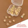Silicone Anti-Drop Ear Plugs, Fashion Daily Use Secure Earplugs, Universal Fit Behind-The-Ear Ear Decor Accessories, Geometric Pattern, Pack of About 10