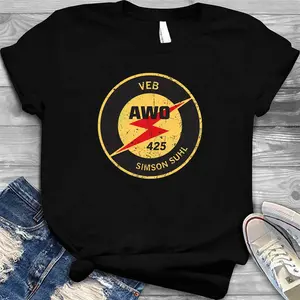 Awo 425 Simson Suhl Vintage Motorcycle T-Shirt