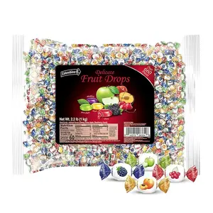 Colombina Fruit Filled Drops, Assorted Flavors, 2.2 lb Bulk Bag