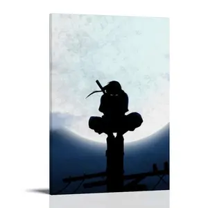 Itachi-Night Poster Posters Music Album Cover Posters Canvas Wall Art High-Resolution Vintage Band & Artist Prints for Room