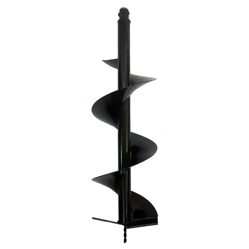 4" Inch Auger Digging Bit for  Holes Replacement Earth Digger Planting Drill Fence Hole Maker Grass  Hole Fit for 3/4" Shaft