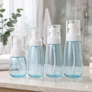 Portable Reusable Spray Bottle: Multi-Purpose Mist Atomizer for Hair Styling, Alcohol Disinfection, Plant Care, Pet Cleaning & Travel. Essential Home & Professional Tool. Bottle Container