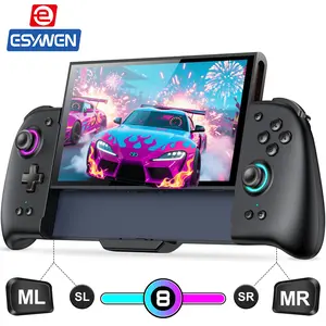 ESYWEN Switch 2 Controller Hall Effect Joystick 9 RGB Lighting Turbo Macro KeyLinker App Ergonomic Grip 5M Cycle Lifespan Zero Drift Wireless Wake-Up Function 5-Level Vibration 6-Axis Gyroscope Ultimate Gaming Companion