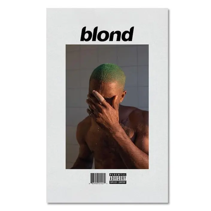 Frank Ocean Blonde Poster, Unframed Poster