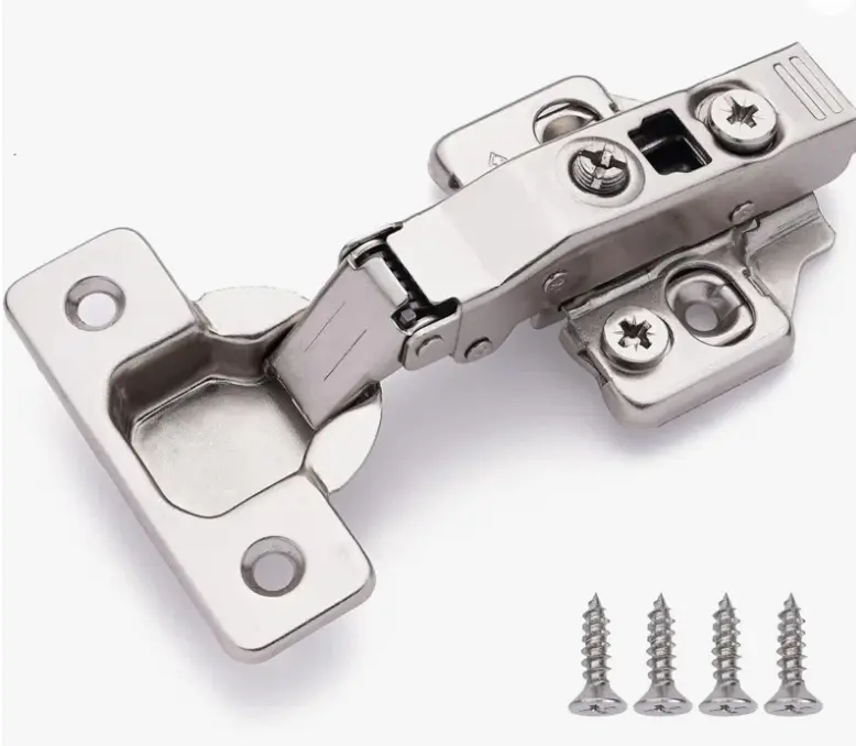Kitchen Cabinet Frameless Soft Close Hinges 3 Way Adjustability & Easy Installation