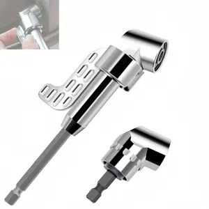 2025 New 105 Degree Right Angle Drill Bit Adapter 1/4 Inch Hex Shank for Screwdriver and Drill Gift for Boyfriend Tool Accessories