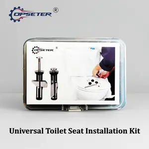 OPSETER Universal Toilet Seat Bolt Kit Screws Quick Release Easy Install Toilet Seat Replacement Parts Toilet Cover Maintenance Fixing Accessories
