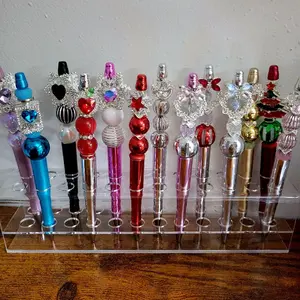 Creative Writing & Art Pens with Colorful Beaded Accents for Sparkling Cards & Journaling