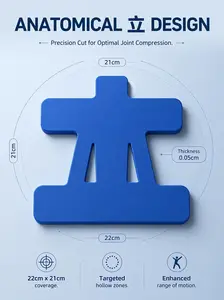 Sports iliotibial band mobilization with muscle sticker pre-slitting patella sticker integrated bandage basketball