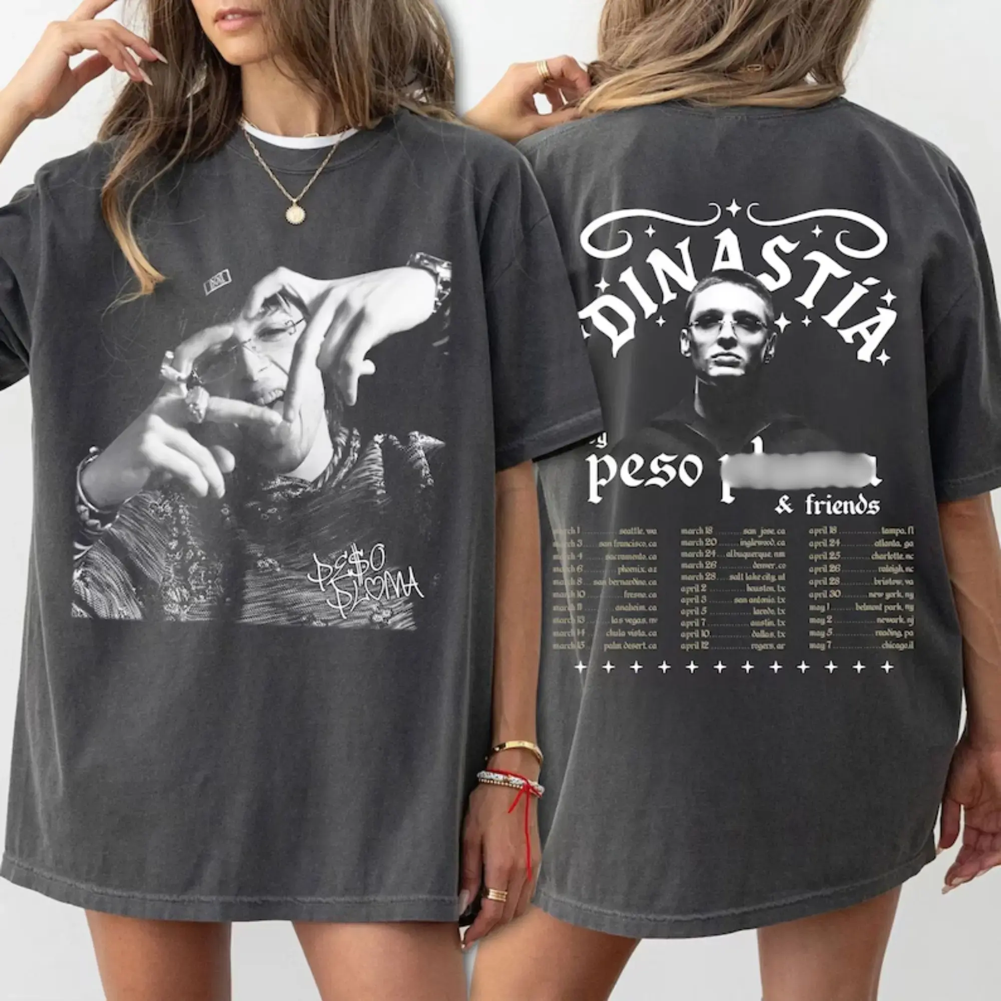 Peso Plumma Vintage 2 sided T-Shirt, Dinastia Graphic Tee, Sweatshirt, Hoodie