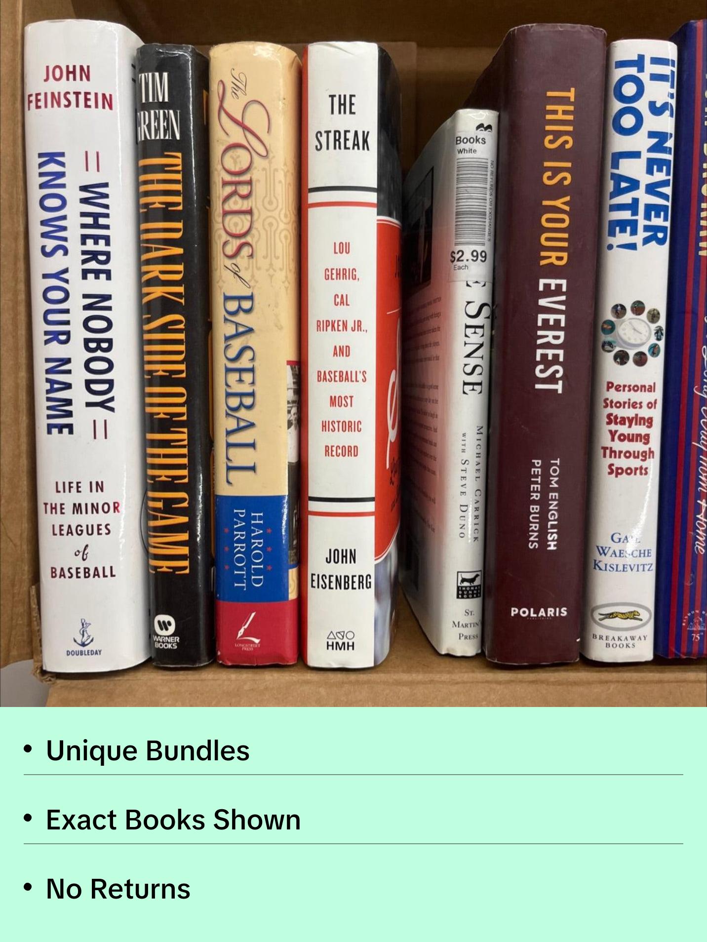 Adult Sports Hardcover Books 14 books