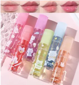 6pcs Roll On Lip Gloss Set, Fruit Flavored Lip Gloss Set Glossy Lip Make-up for Women Non Toxic, Party Gift, Best Friends