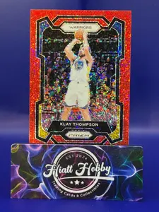 2023 Panini Prizm Basketball - Klay Thompson #109 - Red Sparkle