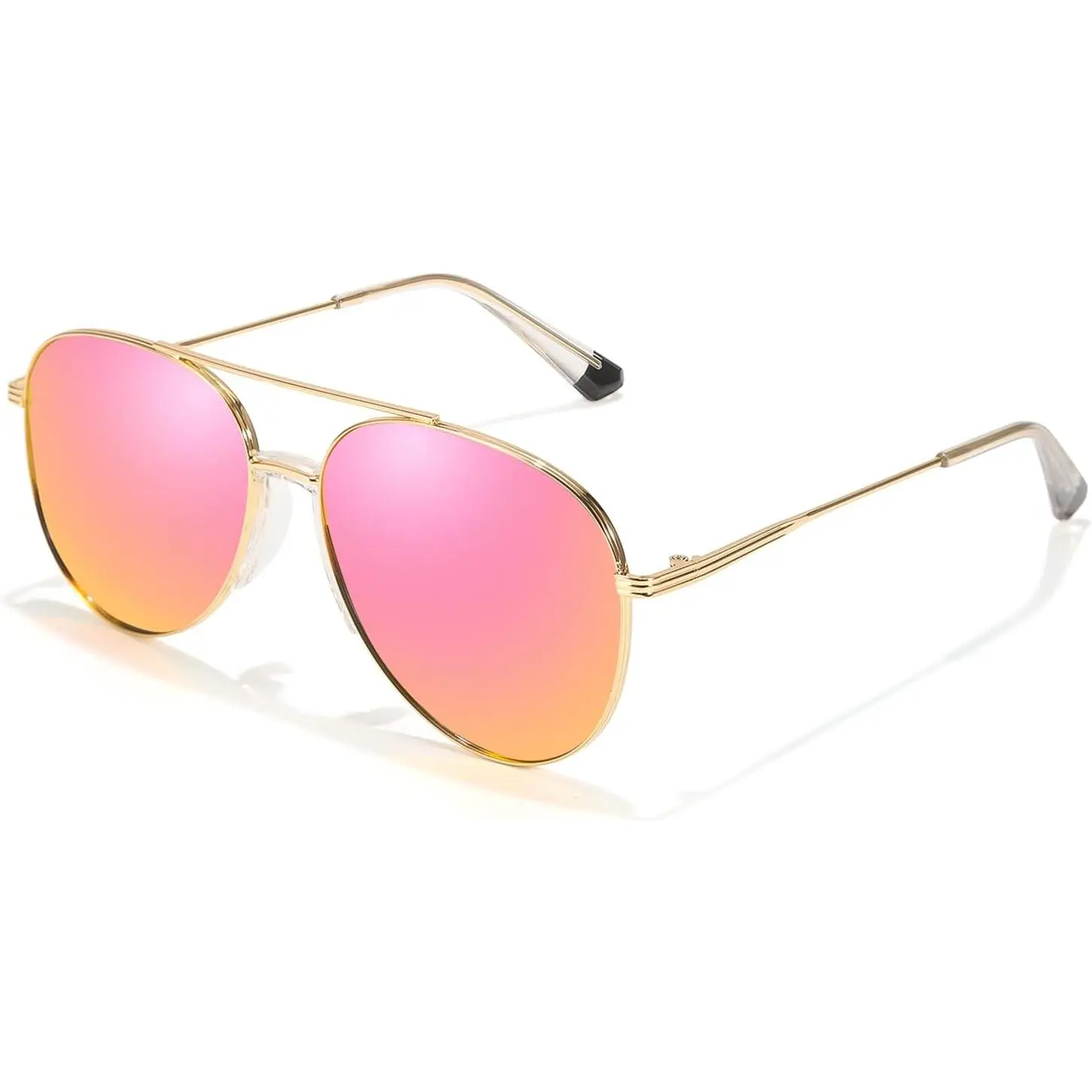 Tangle Free Aviator Sunglasses for Women Men Polarized Sun Glasses With UV Protection 2025 Fasion Trendy Shades