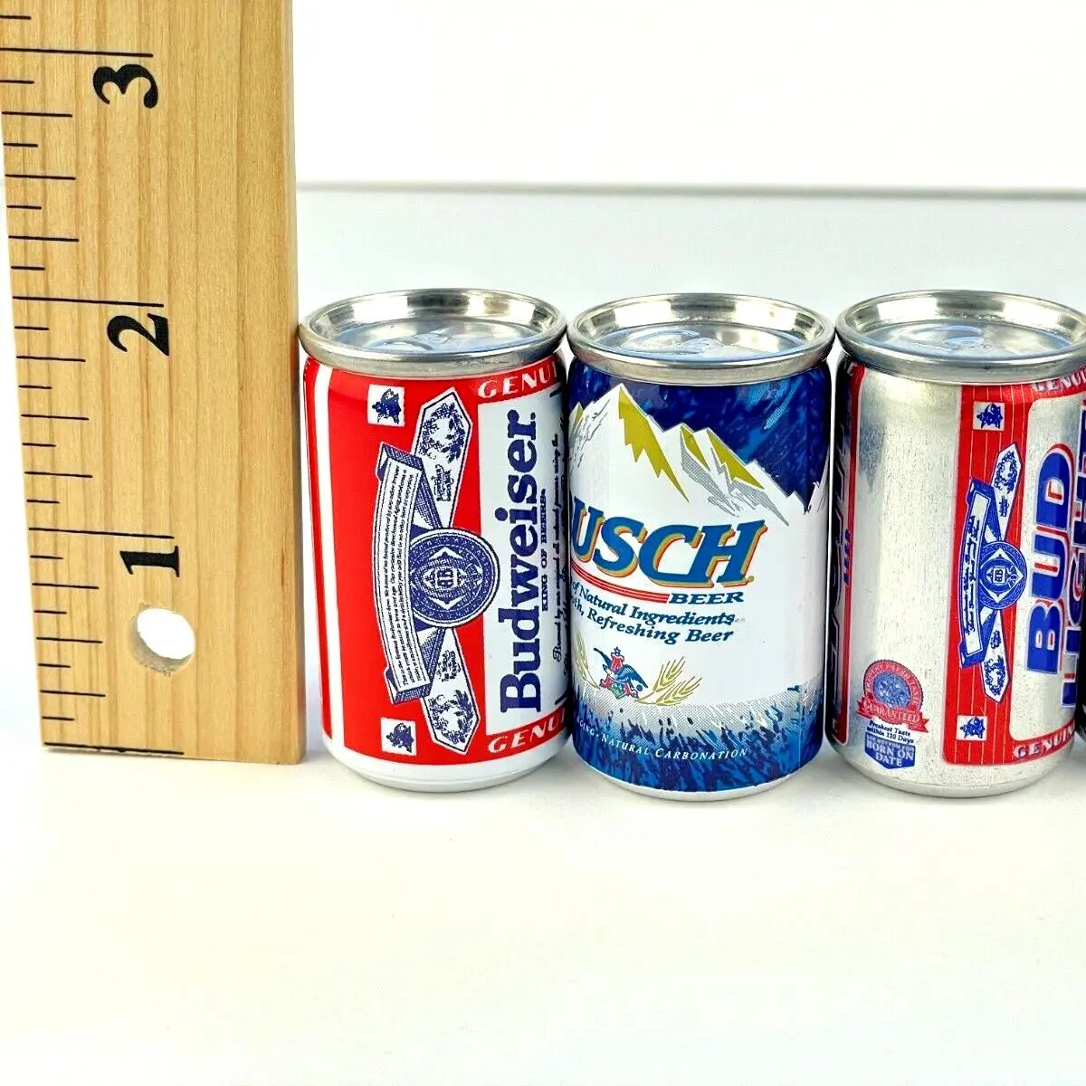 Mini Cans 6 Pack 1998 Anheuser Busch Made in Italy - Budweiser