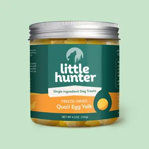 Little Hunter Freeze Dried Raw Quail Egg Yolk Treats