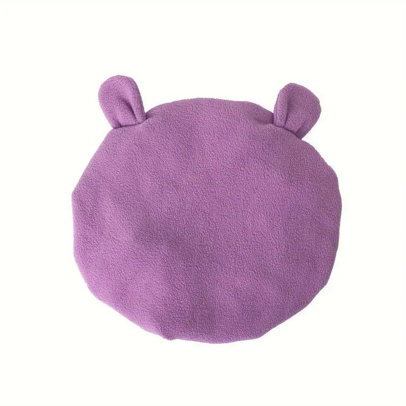 CozyDouble-LayeredDevil'sCornerSleepCap-WarmFleeceAnimalEarsCapwithAdjustableDrawstringHaircareHeatlessLightweight CozyDouble-LayeredDevil'sCornerSleepCap-WarmFleeceAnimalEarsCapwithAdjustableDrawstringHaircareHeatlessLightweight