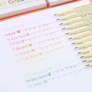15 Color Art Marker Set, Colored Outline Style, Ideal for Coloring & Drawing, Soft Texture Sketch Pens, Perfect for DIY & Illustration