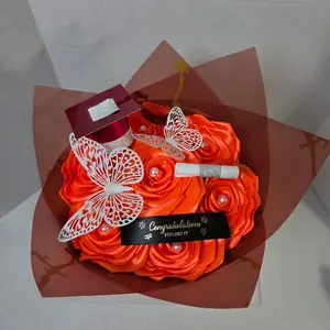 Congratulations You Did It. handmade Eternal Roses Bouquet for Graduation gifts
