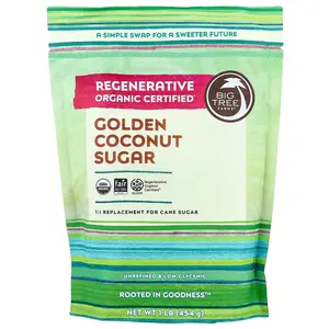 Big Tree Farms Organic Golden Coconut Sugar, 1 lb (454 g)
