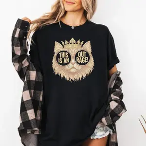 This is an OUTRAGE shirt,Princess Donut Tee,Dungeon Crawler Carl Goddammit Donut Gold, T-Shirt Sweatshirt Hoodie For Unisex Tees Print Womenswear Top Casual Streetwear Gifts Shirts.