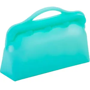 Snack Bag for On-The-Go Snacking - Perfect for Work, School, and Travel Kitchen Oven Reusable Silicone Utensils Containers Kids Plastic FREE Storage
