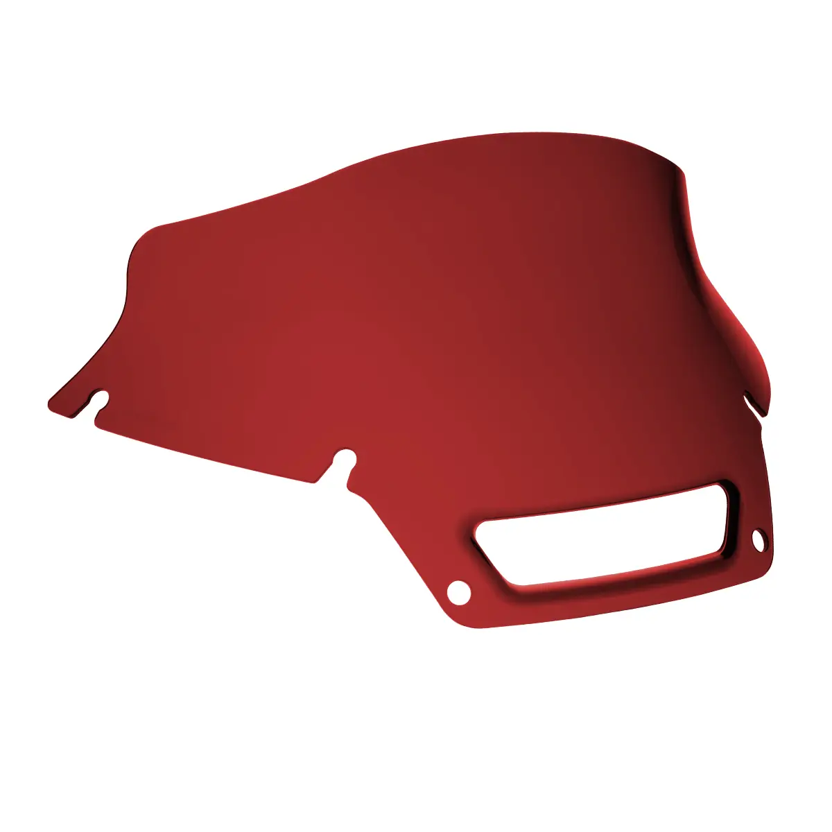 HOGWORKZ® Flowz™ 6" Windshield for Harley® Low Rider ST '22-'25 - Red