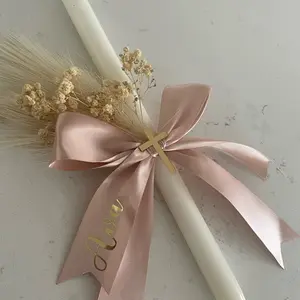 Custom Baptism Palm Sunday Candle| Easter Candle| Personalized candle| Palm Sunday Candles| Greek Easter| Orthodox Easter , Carriage Candle|  Decor Ornaments Decoration