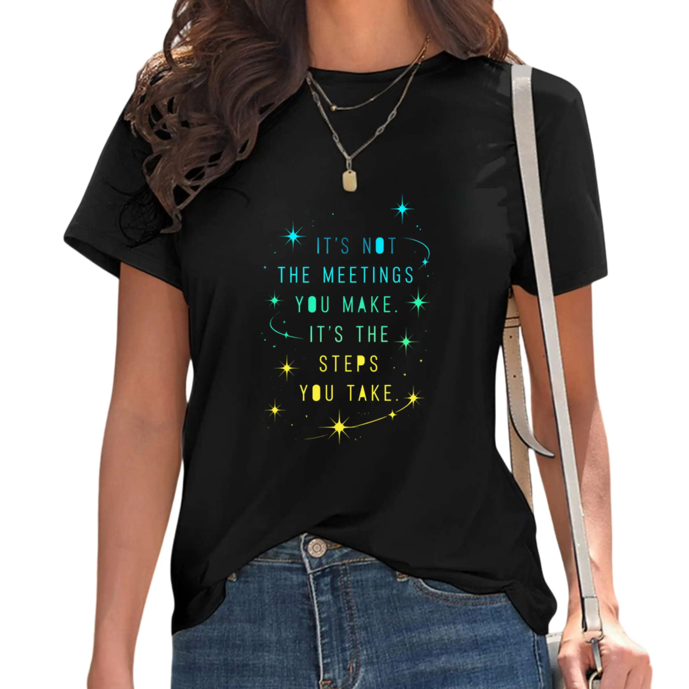 Miracle Sobriety Celebration Tee You Are Looking At A Miracle AA NA Inspired TShirt Casual Crew Neck Short Sleeve Breathable Machine Washable Perfect for Events GiftsFashionable and Cr