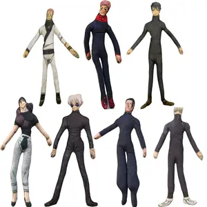 Action Stuffed Anime Jujutsu Kaisen Gojou Satoru Itadori Yuji Plush Cotton Doll Twistable Shape Room Abstract Decoration Toys
