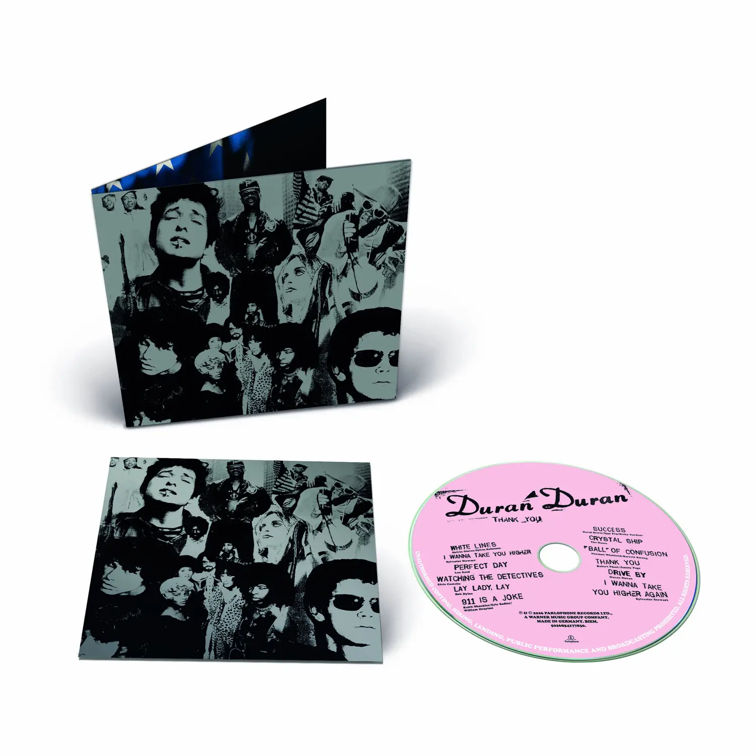 Duran Duran English Band 2026 Release Music Album - Thank You Rock CD, Digipack Packaging, 10 Songs