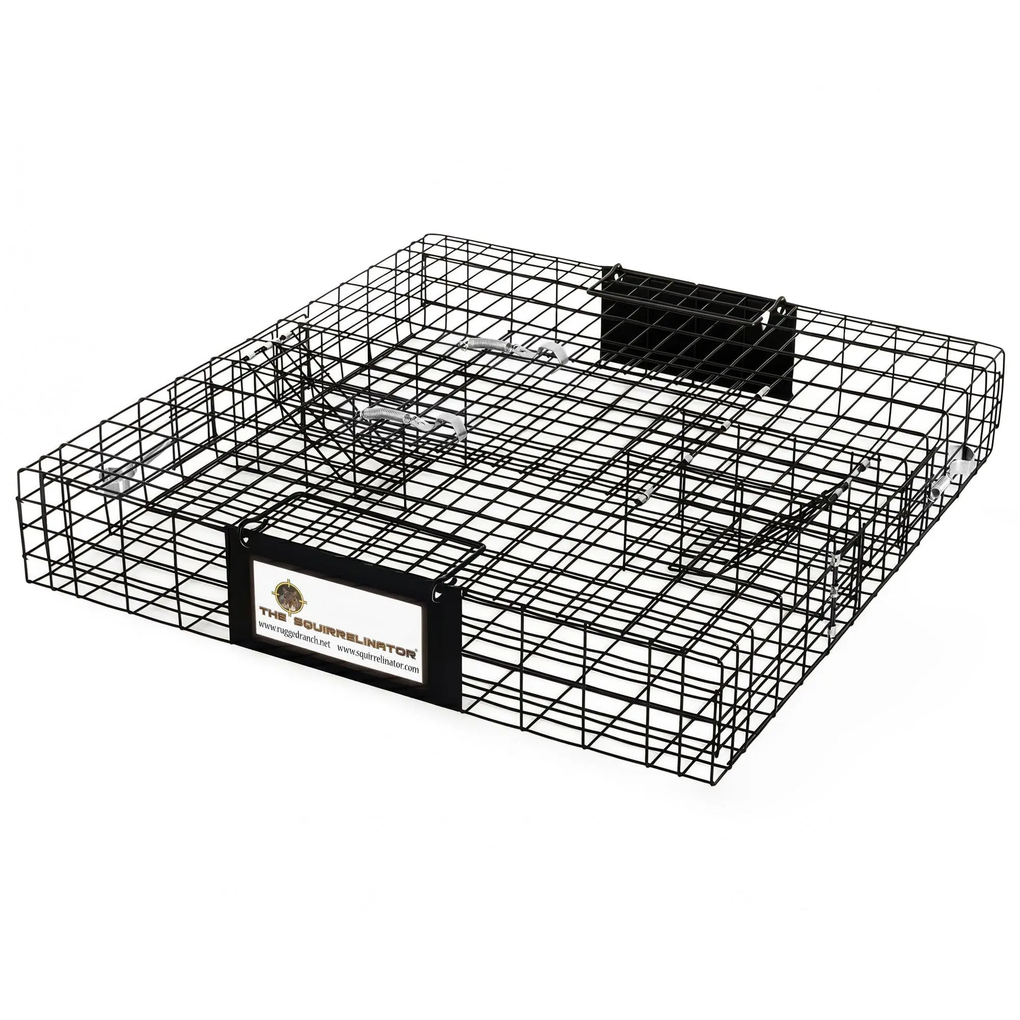 Rugged Ranch SQRTO Squirrelinator Trap CatchMor Live Animal 2 Door Metal Cage
