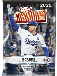 2 (TWO) PACKS - 2025 Topps Stadium Club Baseball Hobby ***MUST BE OPENED LIVE