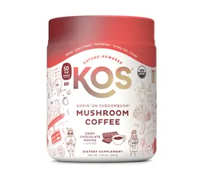 Sippin' On Shroomboom An Invigorating, Mocha Mushroom Coffee Blend Crafted with Organic Coffee and Functional Mushrooms Dark Chocolate Mocha Flavor (28 Servings)
