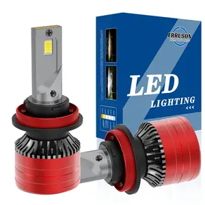 Erruson H7 H1 H3 H4 9003 H8 H9 H11 9005 Hb3 9006 Hb4 9012 Hir2 LED Headlight Kit, Led Headlamps Bulbs, Led Headlights Bulbs, 28000lm High-Low Beam, Fog Bulb, 6000k Light, 12V