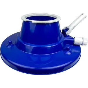 15 Inch Heavy-Duty Pool Leaf Vacuum Head, Garden Hose Powered Cleaner with Large Mesh Bag for Inground and Above Ground Pools