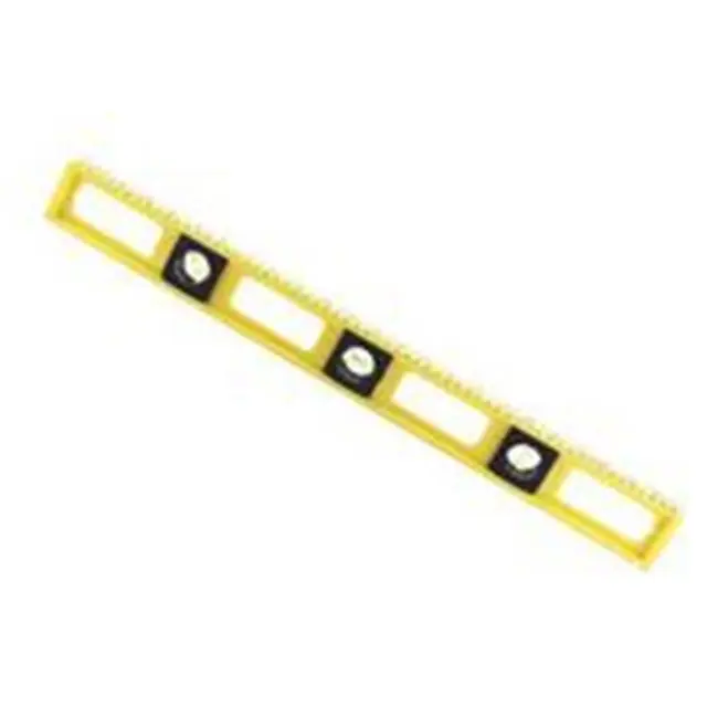 212 MAIN Polystyrene Lightweight Leveling Tool - 24In, 3 Vials (Including Center Vial), Accurate Leveling, Magnified View, Ruled Edge, Won't Damage Surfaces (Great Neck Saw Mfg.Co. 10101), Lightweight Construction