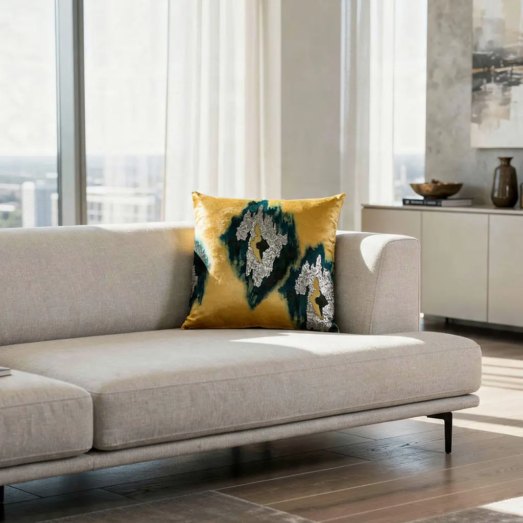Jade Mustards Pillow