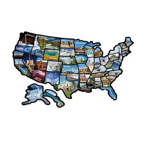 United States Travel Map Label Car Sticker, Label Sticker, Vinyl Label Sticker, Car Sticker, Car Exterior Accessories, Car Decal