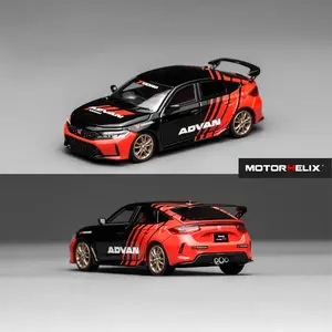 Motorhelix 1/64 Honda Civic TYPE R (FL5) Advan Livery with MF10 Wheels M65341