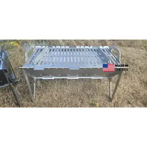 Slot Grill - Stainless Steel Collapsible BBQ Grill