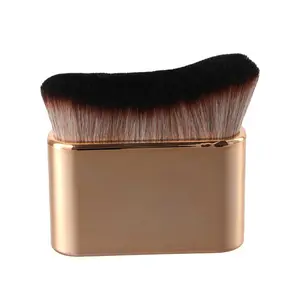 Portable Cosmetic Makeup Brush Professional Large Kabuki Brush Soft Blush Powder Contour Silhouette Brush Women