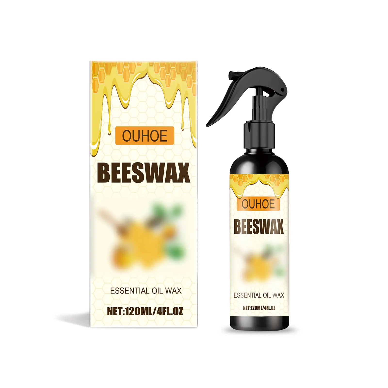 Furniture Beeswax Spray Cleaner, Enhances Shine Gentle Care Daily Maintenance, Furniture Polishing Beeswax, Household Cleaning Products, Household Cleaning Solution, Cleaner Liquid