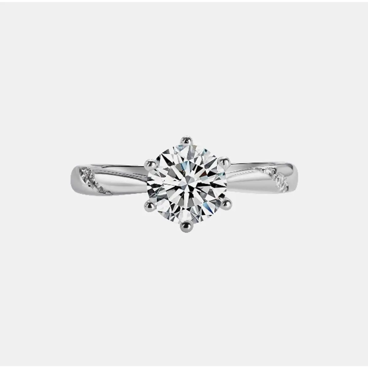 【12】QuicklyDelivery|NOBonus -ZEPHY Synthetic Moissanite Ring – Elegant Wedding/Engagement Jewelry for Women, Ideal for Daily Wear