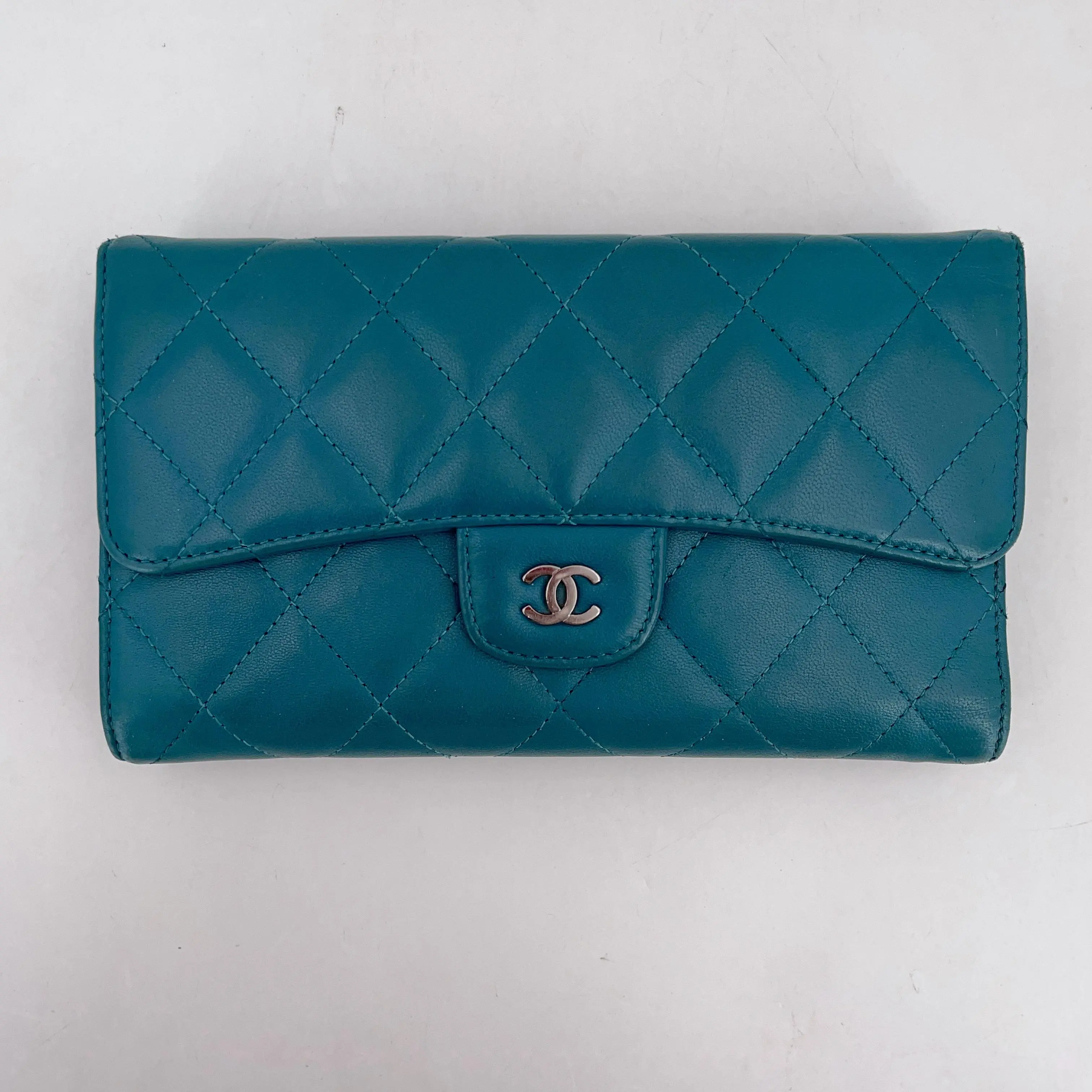 Pre-owned CHANEL Canvas Small leather goods wallet